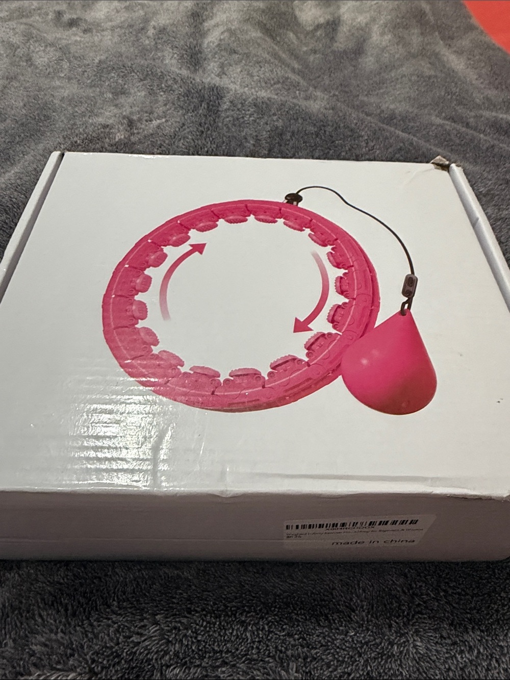 Amazon Pink Weighted Smart Hula Hoop Fitness Ring